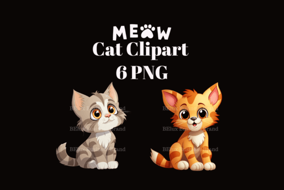 Adorable Cats Clipart: Instant Charm for Your Projects