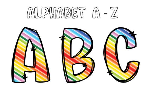 Back to School Alphabet Doodle Rainbow: A Creative Toolkit