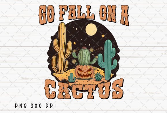 Cactus Pumpkin Western Fall Halloween: A Designer's Take