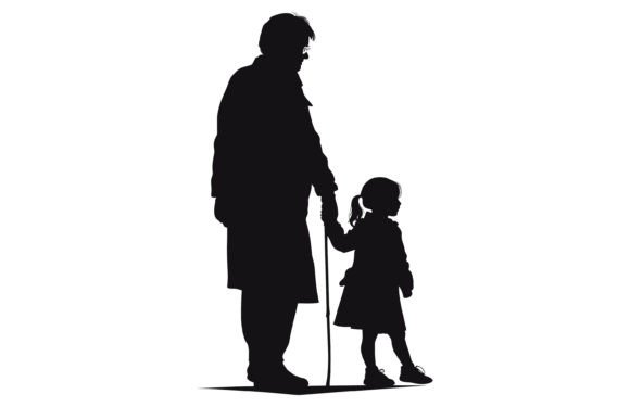 Designing with Heart: The Grand Mother with Child Silhouette