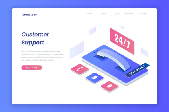 Help Center Isometric Illustration: Elevate Your Digital Presence