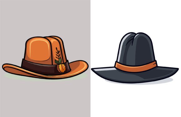 Isolated Pilgrim Hat Illustration: A Versatile Thanksgiving Icon