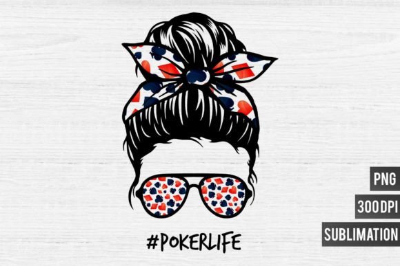 Mom Life PNG Sublimation-Poker Life