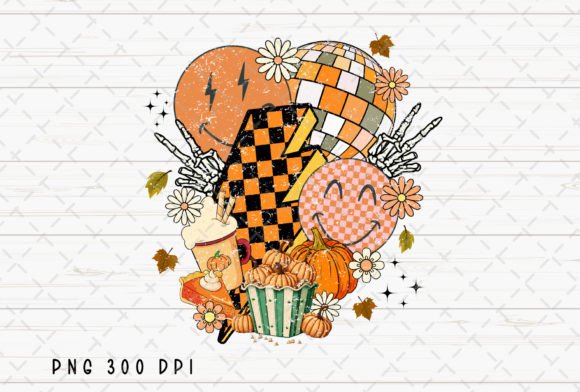 Retro Pumpkin Fall Smiley Face: A Seasonal Design Essential