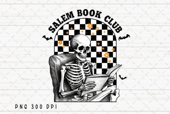 Salem Book Club Book Lover Halloween PNG
