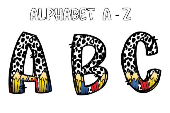 Unleashing Playful Creativity: A Guide to School Alphabet Letters Pencil Leopard